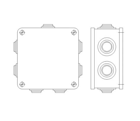 120 208 junction box cad block|junction box cad.